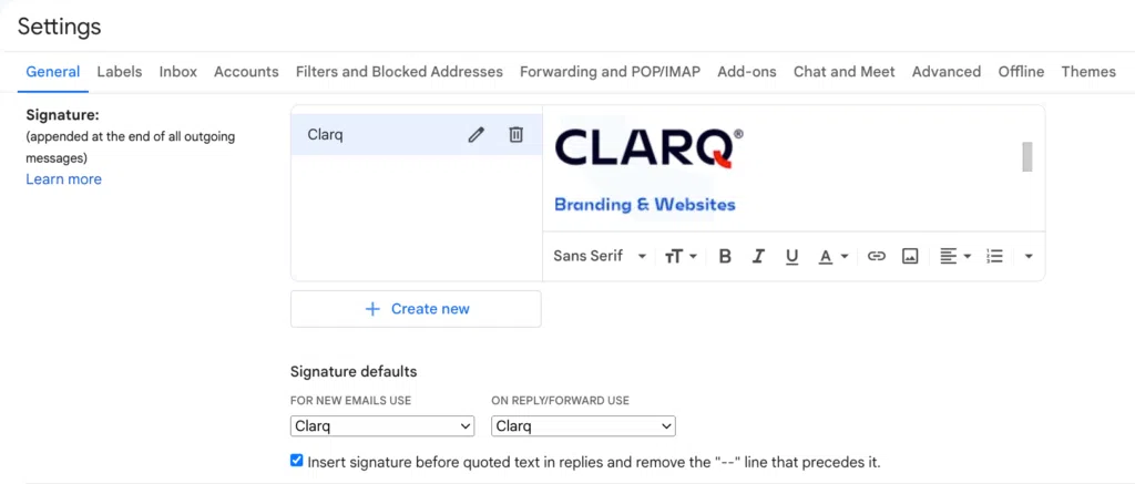 Afbeelding voor instellen van e-mail handtekening gmail