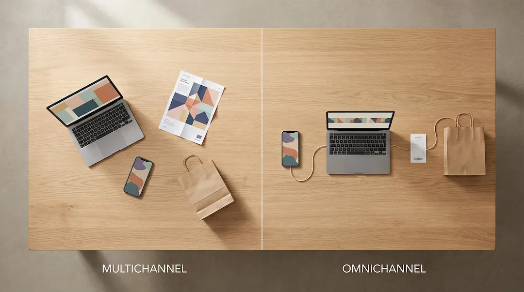 Verschil Omnichannel Marketing en Multichannel Marketing - Clarq